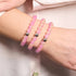 Pétillant Lavande | Bracelet en verre scintillant